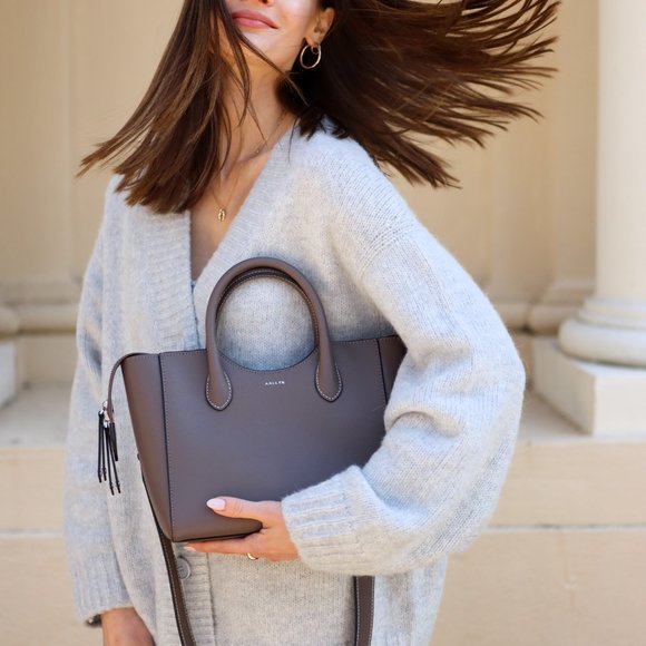 Lilly Satchel in Wood Berry by AALLYN - Picture 10 of 11